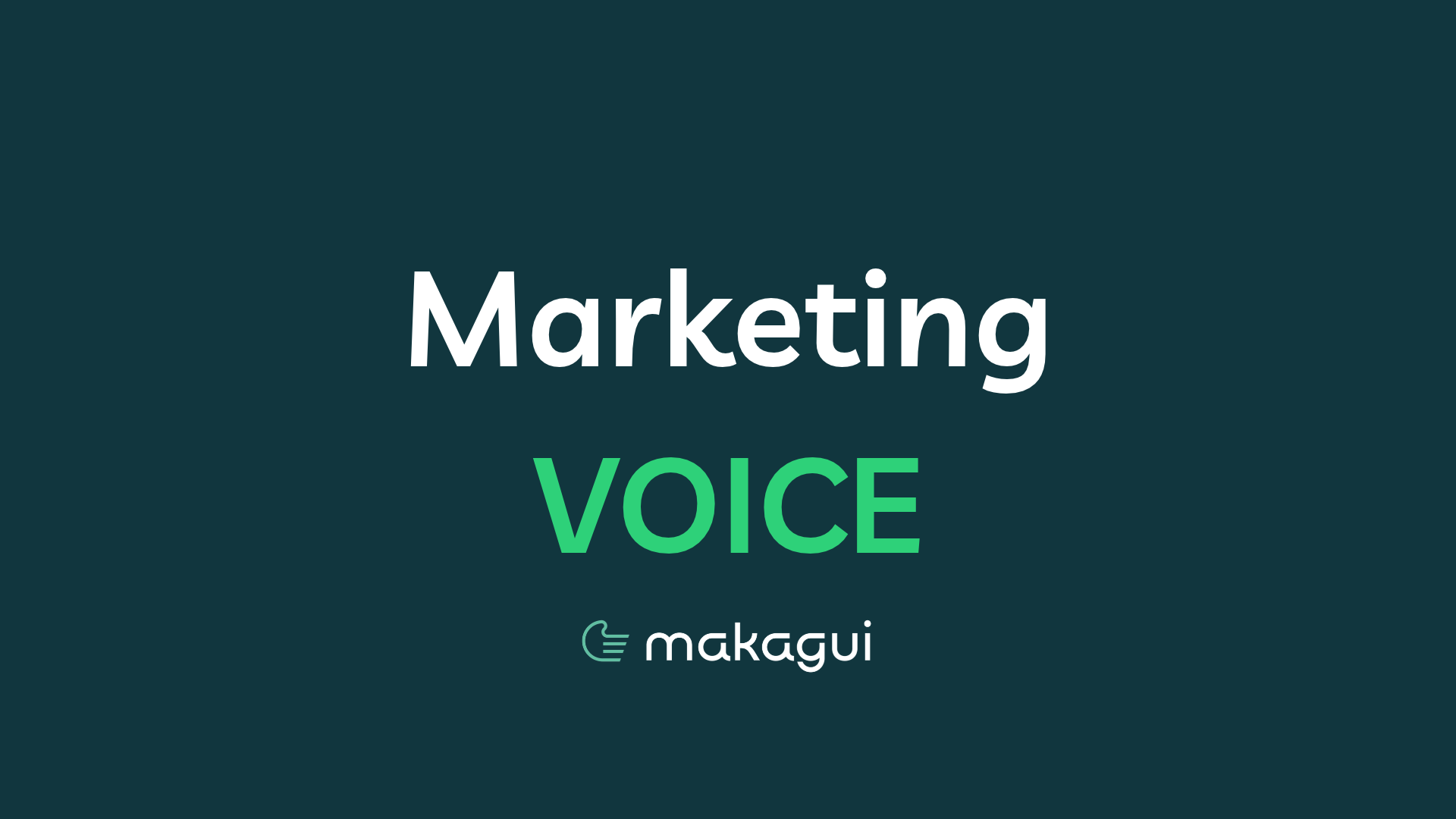 Marketing Voice (parcela)